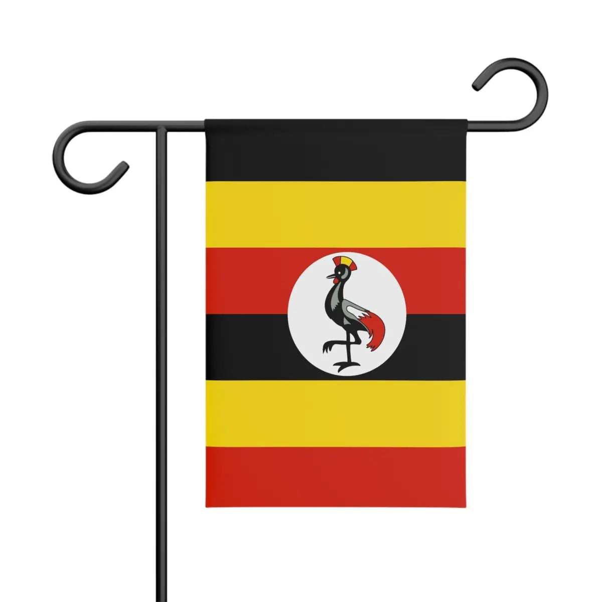 Drapeau de Jardin Ouganda en Polyester - Pixelforma 