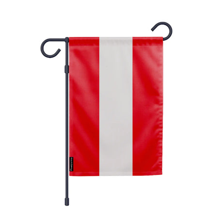 Drapeau de jardin pérou polyester couleurs vibrantes
