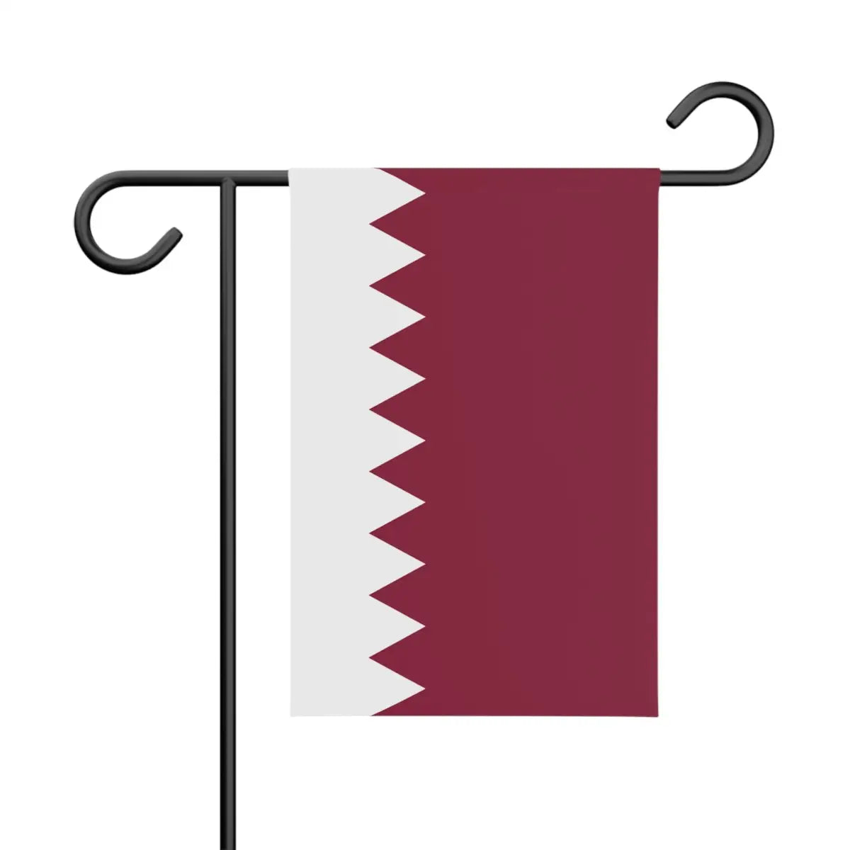 Drapeau de jardin qatar en polyester - pixelforma