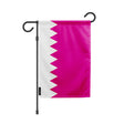 Drapeau de jardin qatar polyester couleurs vibrantes