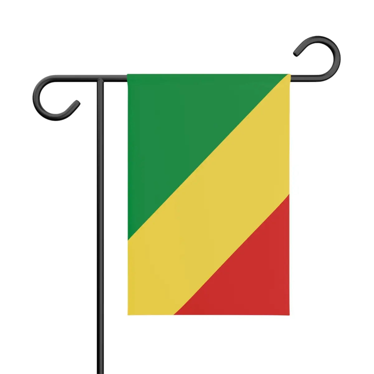 Drapeau de jardin république du congo en polyester - pixelforma