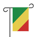 Drapeau de jardin république du congo en polyester - pixelforma