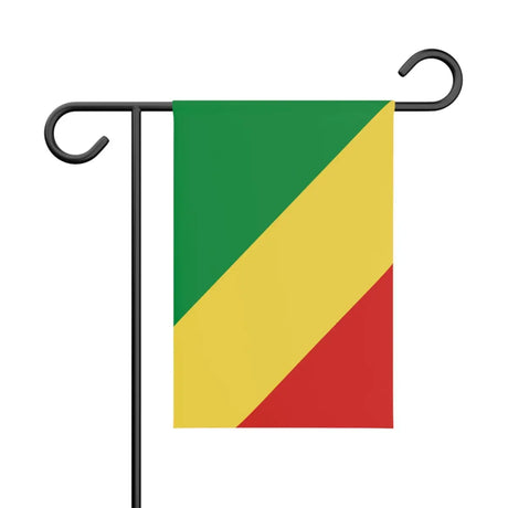 Drapeau de jardin république du congo en polyester - pixelforma