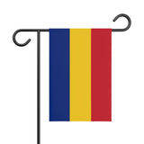 Drapeau de jardin roumanie en polyester - pixelforma