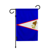 Drapeau de jardin samoa américaines polyester résistant
