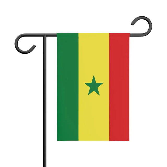 Drapeau de Jardin Sénégal en Polyester - Pixelforma 