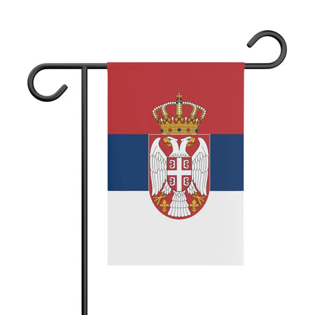Drapeau de jardin serbie en polyester - pixelforma