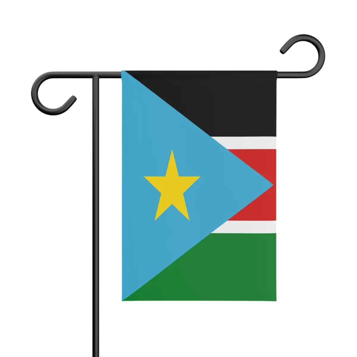 Drapeau de jardin soudan du sud en polyester - pixelforma