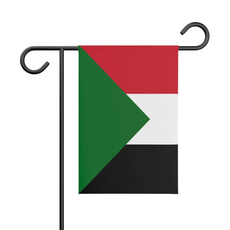 Drapeau de jardin soudan en polyester - pixelforma