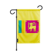 Drapeau de jardin sri lanka polyester résistant intempéries