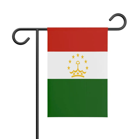 Drapeau de jardin tadjikistan en polyester - pixelforma