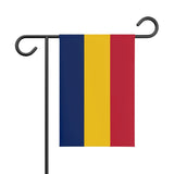 Drapeau de jardin tchad en polyester - pixelforma