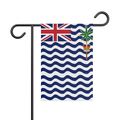 Drapeau de jardin territoire britannique de l’océan indien en polyester - pixelforma