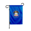 Drapeau de jardin utah en polyester résistant horizontal