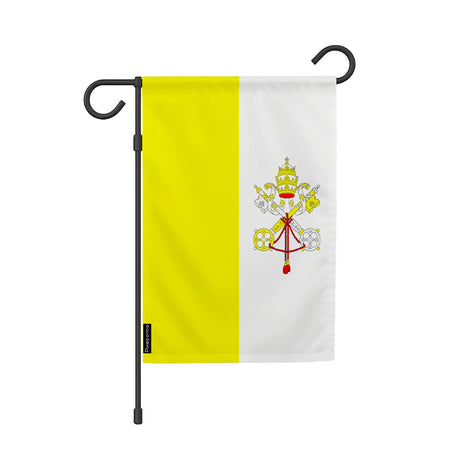 Drapeau de jardin vatican polyester durable couleurs vibrantes