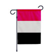 Drapeau de jardin yémen polyester couleurs vibrantes