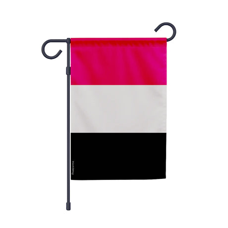 Drapeau de jardin yémen polyester couleurs vibrantes