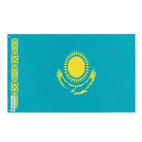 Drapeau de kazakhstan plusieurs tailles en polyester - pixelforma