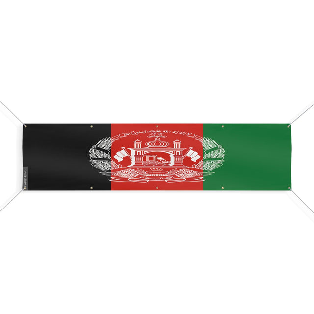 Drapeau de l'Afghanistan 10 Oeillets en plusieurs tailles - Pixelforma