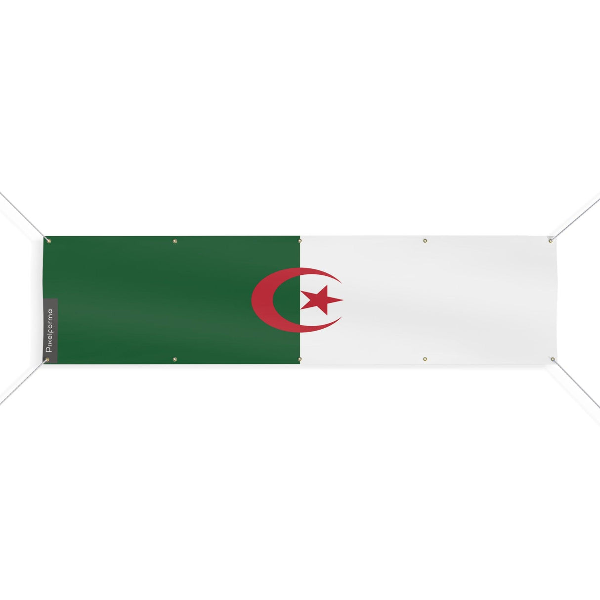 Drapeau de l'Algérie 10 Oeillets en plusieurs tailles - Pixelforma 