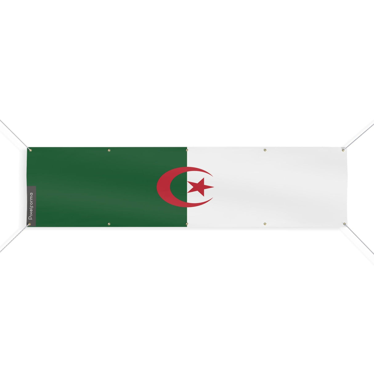 Drapeau de l'Algérie 10 Oeillets en plusieurs tailles - Pixelforma