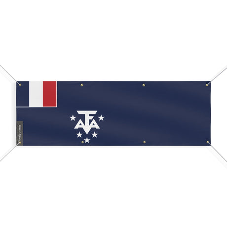 Drapeau de l'Antarctique française 8 Oeillets en plusieurs tailles - Pixelforma 