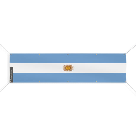 Drapeau de l'Argentine 10 Oeillets en plusieurs tailles - Pixelforma 
