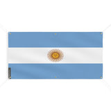 Drapeau de l'Argentine 6 Oeillets en plusieurs tailles - Pixelforma 