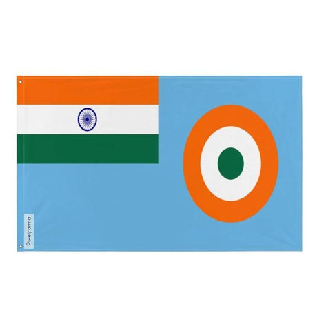 Drapeau de l'armée de l'air indienne en plusieurs tailles 100 % polyester Imprimer avec Double ourlet - Pixelforma