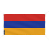 Drapeau de l'Arménie 6 Oeillets en plusieurs tailles - Pixelforma 