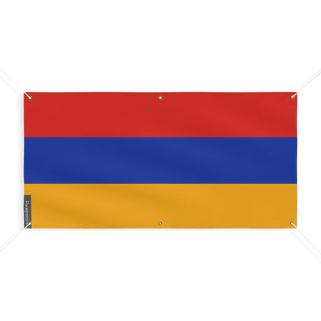 Drapeau de l'Arménie 6 Oeillets en plusieurs tailles - Pixelforma 