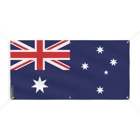 Drapeau de l'Australie 6 Oeillets en plusieurs tailles - Pixelforma 