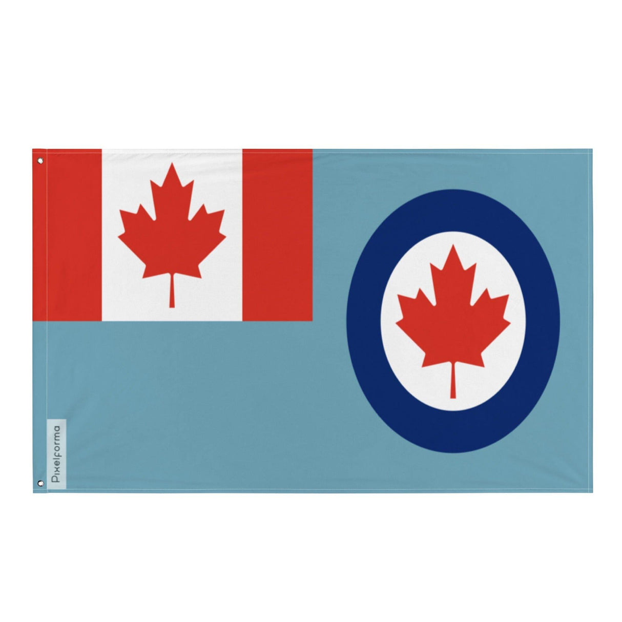 Drapeau de l'Aviation royale du Canada en plusieurs tailles 100 % polyester Imprimer avec Double ourlet - Pixelforma