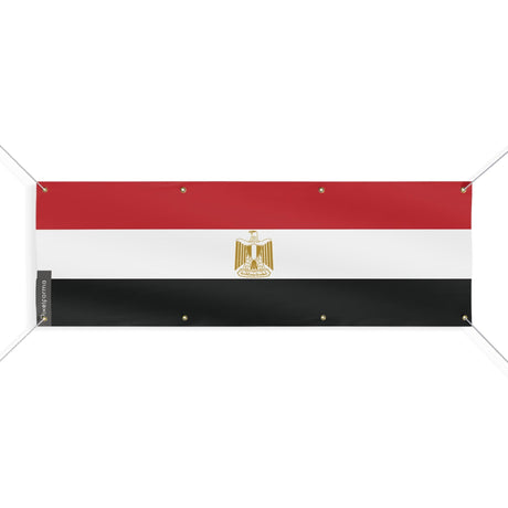 Drapeau de l'Égypte 8 Oeillets en plusieurs tailles - Pixelforma 