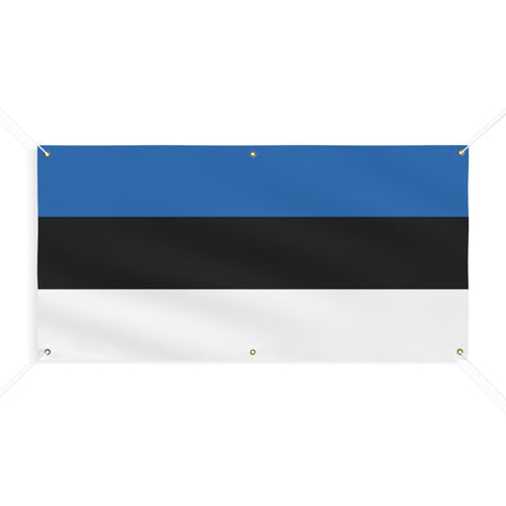 Drapeau de l'Estonie 6 Oeillets en plusieurs tailles - Pixelforma 
