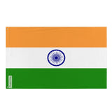 Drapeau de l'Inde en plusieurs tailles 100 % polyester Imprimer avec Double ourlet - Pixelforma