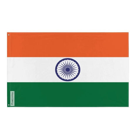 Drapeau de l'Inde officiel en plusieurs tailles 100 % polyester Imprimer avec Double ourlet - Pixelforma 