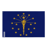 Drapeau de l'Indiana en plusieurs tailles 100 % polyester Imprimer avec Double ourlet - Pixelforma