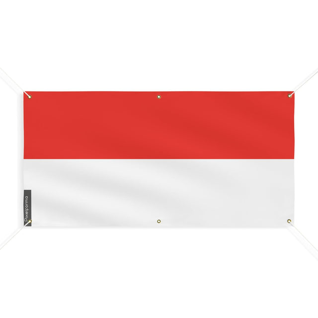 Drapeau de l'Indonésie 6 Oeillets en plusieurs tailles - Pixelforma 