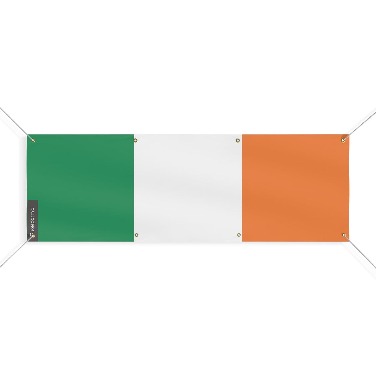 Drapeau de l'Irlande 8 Oeillets en plusieurs tailles - Pixelforma