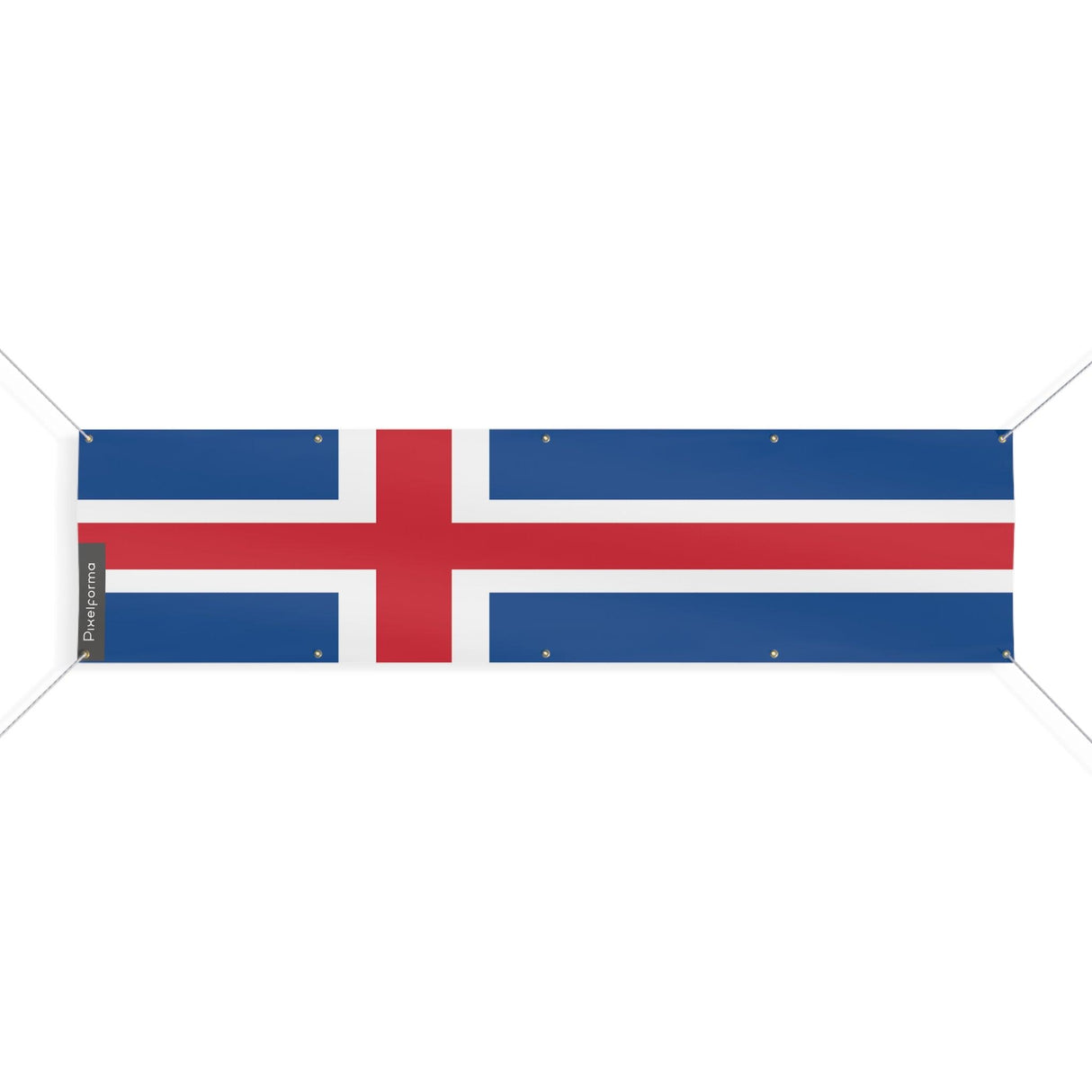 Iceland Flag 10 Eyelets in Multiple Sizes