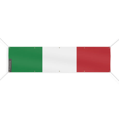 Drapeau de l'Italie 10 Oeillets en plusieurs tailles - Pixelforma 