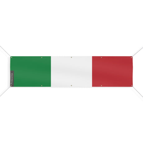 Drapeau de l'Italie 10 Oeillets en plusieurs tailles - Pixelforma