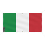 Drapeau de l'Italie 6 Oeillets en plusieurs tailles - Pixelforma 