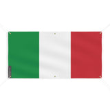 Drapeau de l'Italie 6 Oeillets en plusieurs tailles - Pixelforma