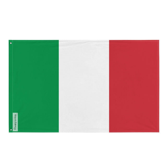 Drapeau de l'Italie en plusieurs tailles 100 % polyester Imprimer avec Double ourlet - Pixelforma