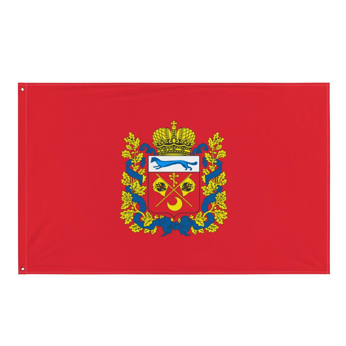 Drapeau de l’oblast d'Orenbourg en plusieurs tailles 100 % polyester Imprimer avec Double ourlet - Pixelforma 