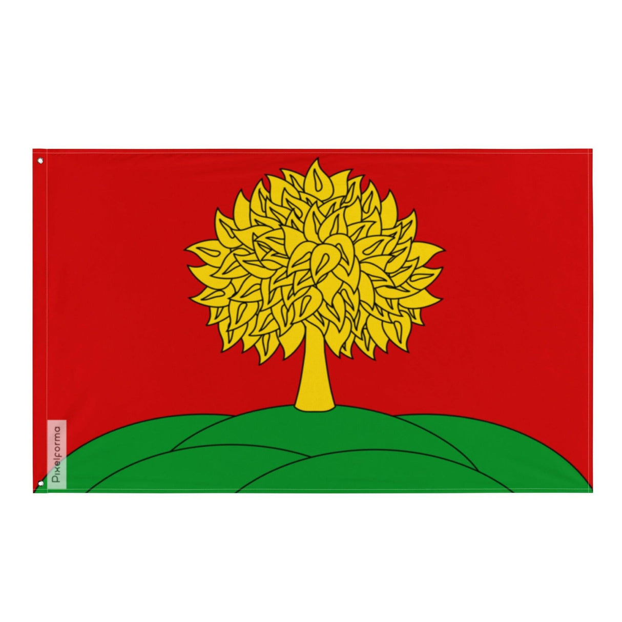 Drapeau de l’oblast de Lipetsk en plusieurs tailles 100 % polyester Imprimer avec Double ourlet - Pixelforma 