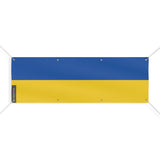 Drapeau de l'Ukraine 8 Oeillets en plusieurs tailles - Pixelforma 
