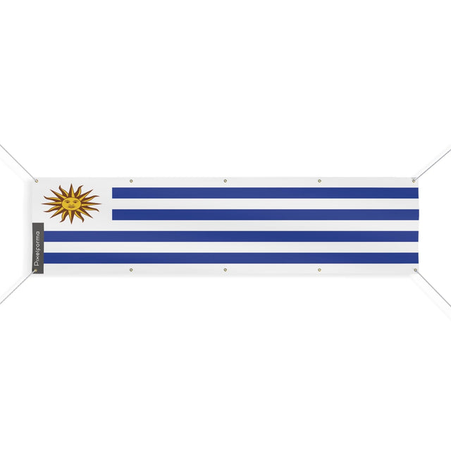 Drapeau de l'Uruguay 10 Oeillets en plusieurs tailles - Pixelforma